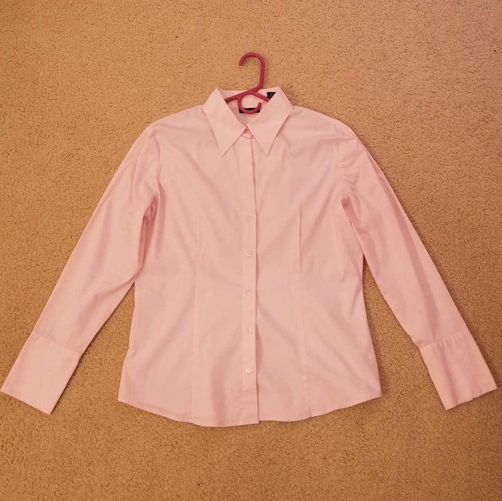 Light Pink Button Down Blouse